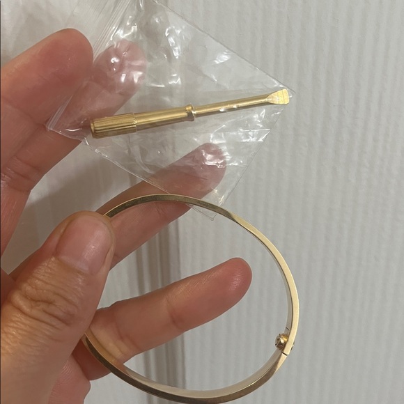 18k solid gold bangle - Picture 8 of 8